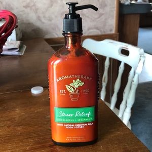 Bath&Body Works aromatherapy body lotion.